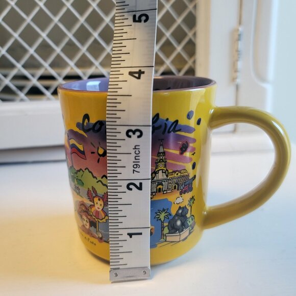 Colombia Luke-A-Tuke Colorful 3-D Relief Coffee Mug - Picture 6 of 9